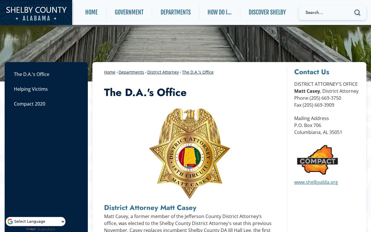 Shelby County arrest records and court charge prosecution source