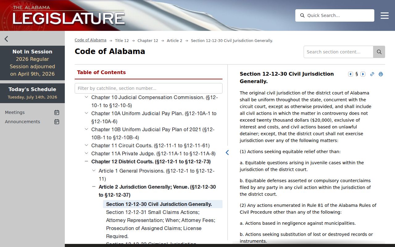 Shelby County District Court docket jurisdiction statute