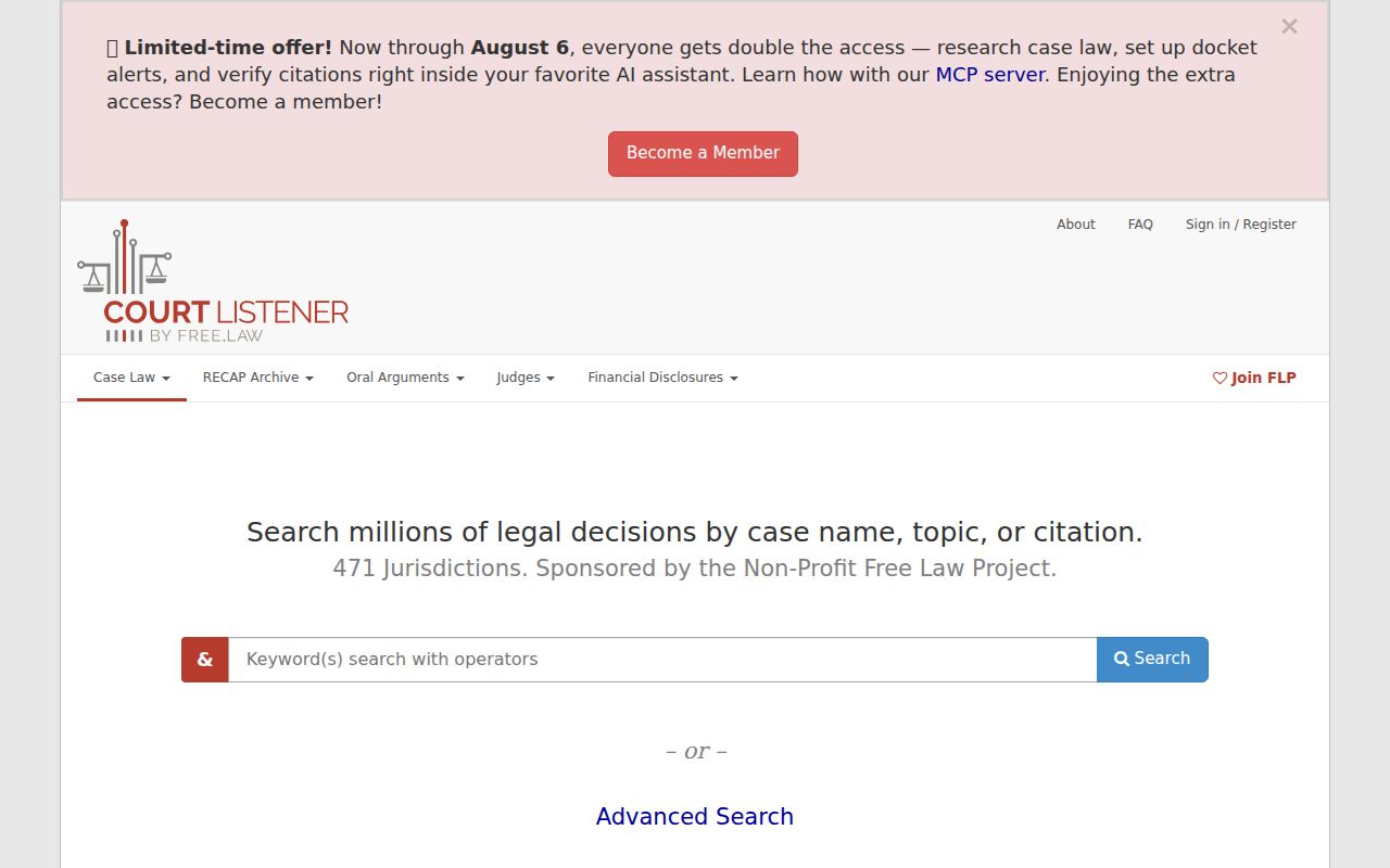 Shelby County court records federal CourtListener search